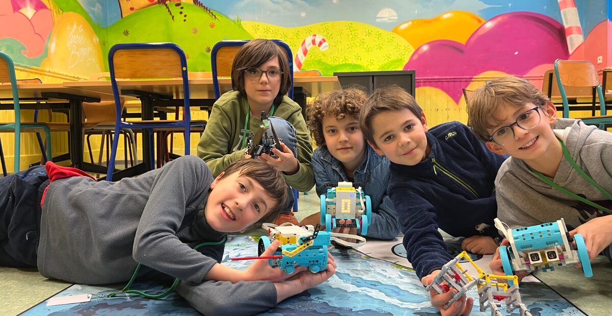 L’atelier robotique Lego au Gymnase