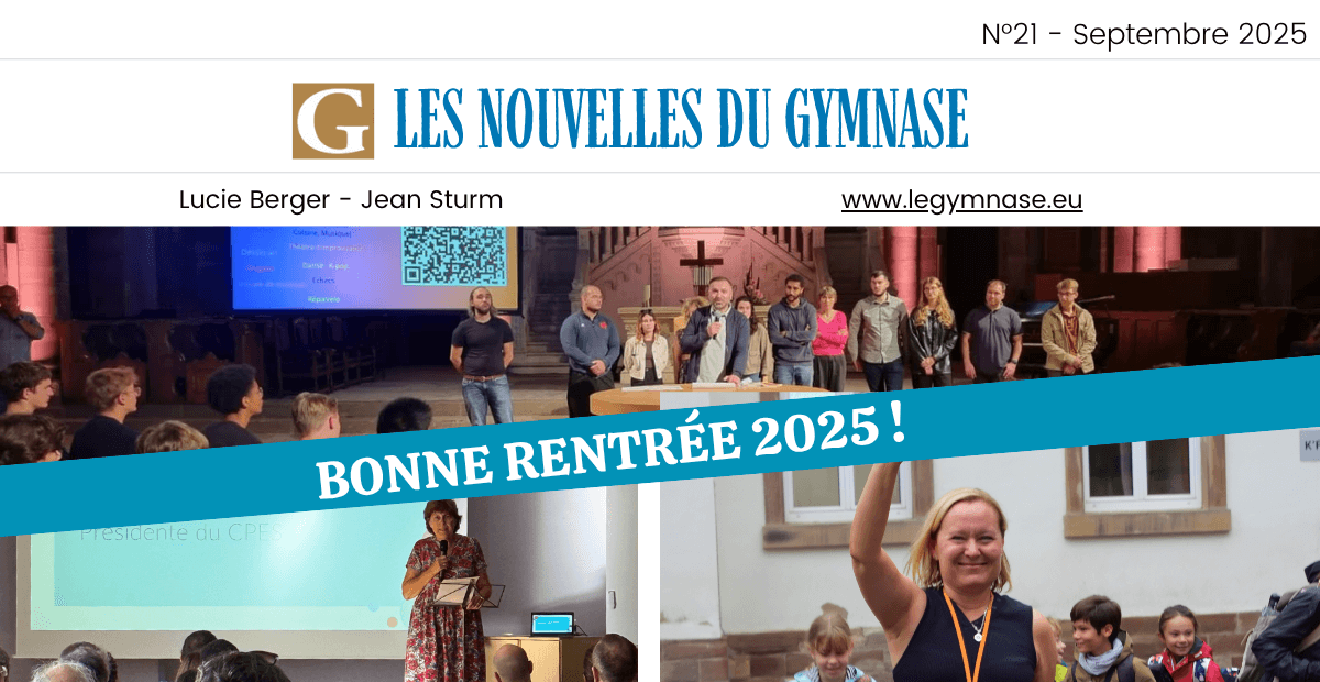 Les Nouvelles du Gymnase n°21