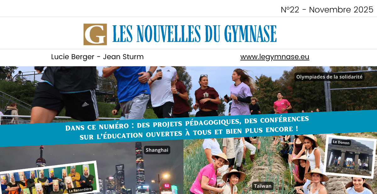 Les Nouvelles du Gymnase n°22